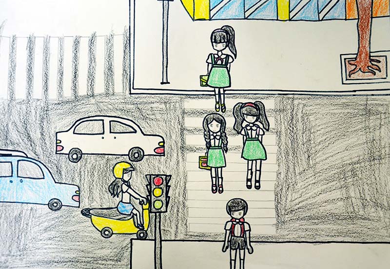 99+ bức vẽ tranh về đề tài an toàn giao thông đẹp nhất