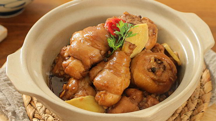 cách làm gà kho gừng