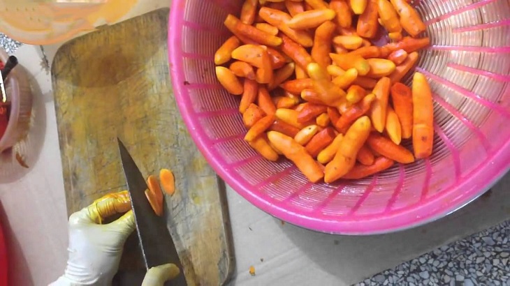 cách làm tinh bột nghệ 2