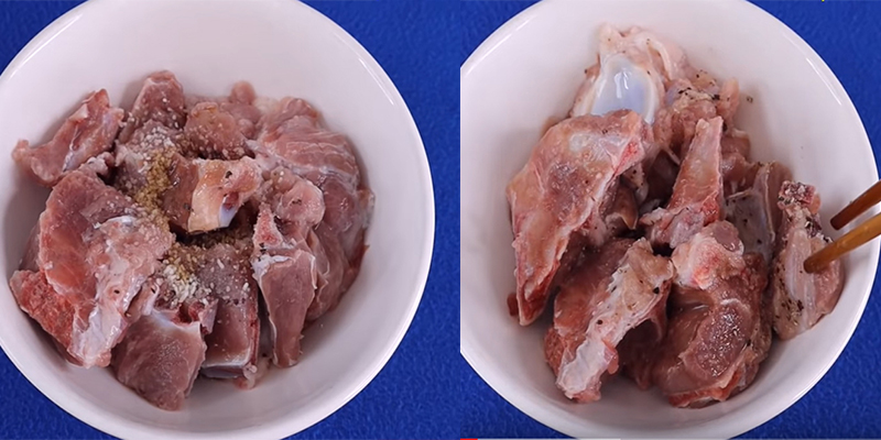 cách nấu canh bí đỏ hầm xương 2