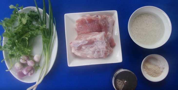 cách nấu chào sườn 1